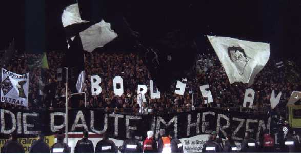 Aachen v. Borussia Borussia Kurve